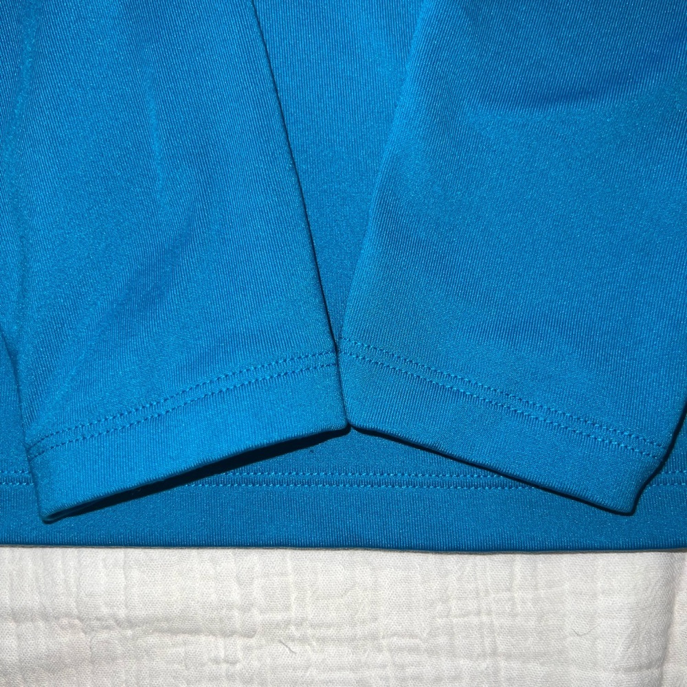 Nike Pro Combat Therma-FIT Dri-FIT Long Sleeve Shirt Blue Size M | EUC - Picture 4 of 12